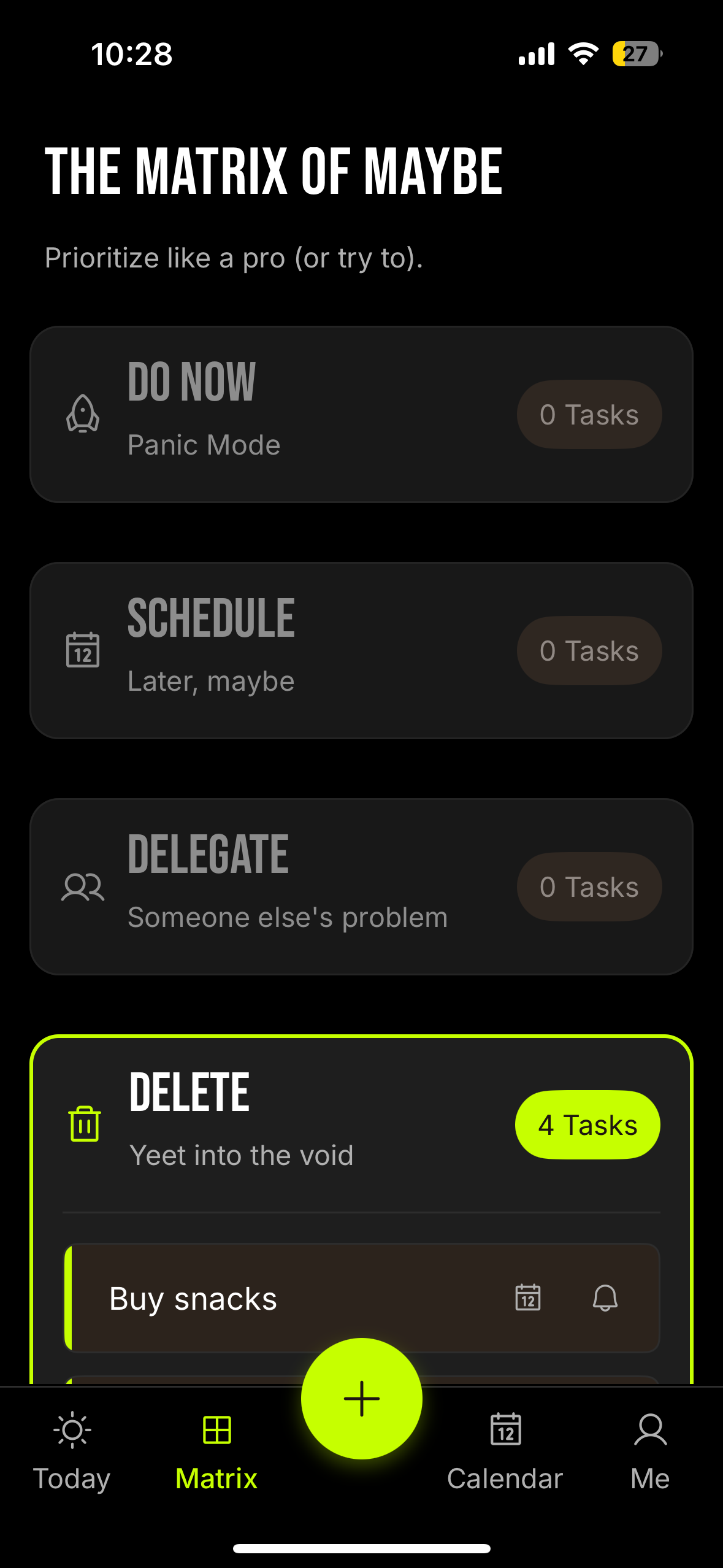 DumpdIt App Interface